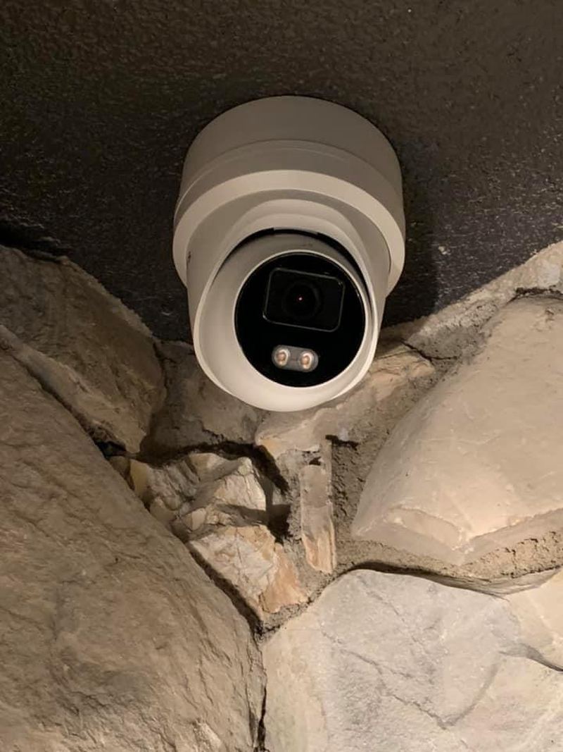 Indoor dome security camera