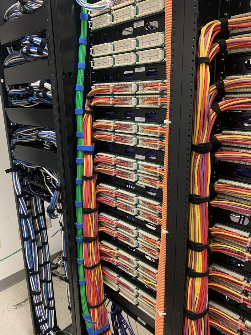 Network infrastructure cabling