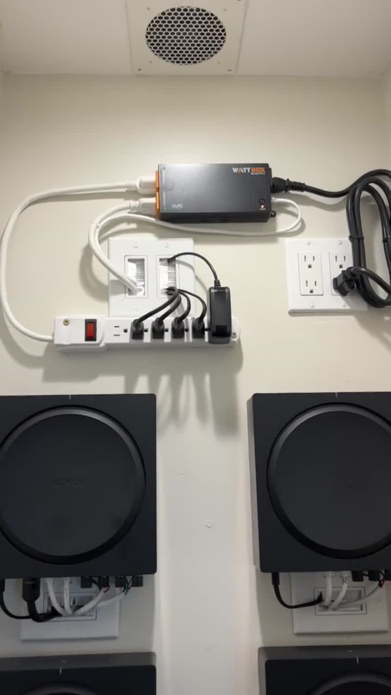 Multi-zone audio amplifier and subwoofers walkthrough